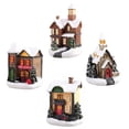 thumbnail image 2 of ColoMX 4pcs adorables adornos de escritorio de Navidad decoraciones de la casa de resina accesorios de fiesta luminosa estilo aleatorio, 2 of 8