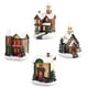 thumbnail image 5 of piezas de adornos navideños de mesa luminosos para casitas pequeñas, adornos de resina coloridos, estilo aleatorio, 5 of 5