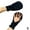 black, variant on Summer Outdoor Cycling Sunscreen Gloves Breathable UV Resistant New M3 J7U3