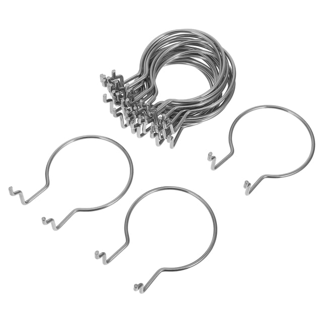 20pcs Metal Pegboard Hooks Shop Pegboard Hooks Pegboard Cup Rings Pegboard Cup Holder Rings Peg Board Hook Utility Hooks