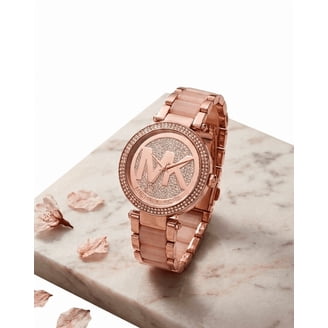 Michael Kors Women's Parker Chronograph Rose Gold-Tone Stainless