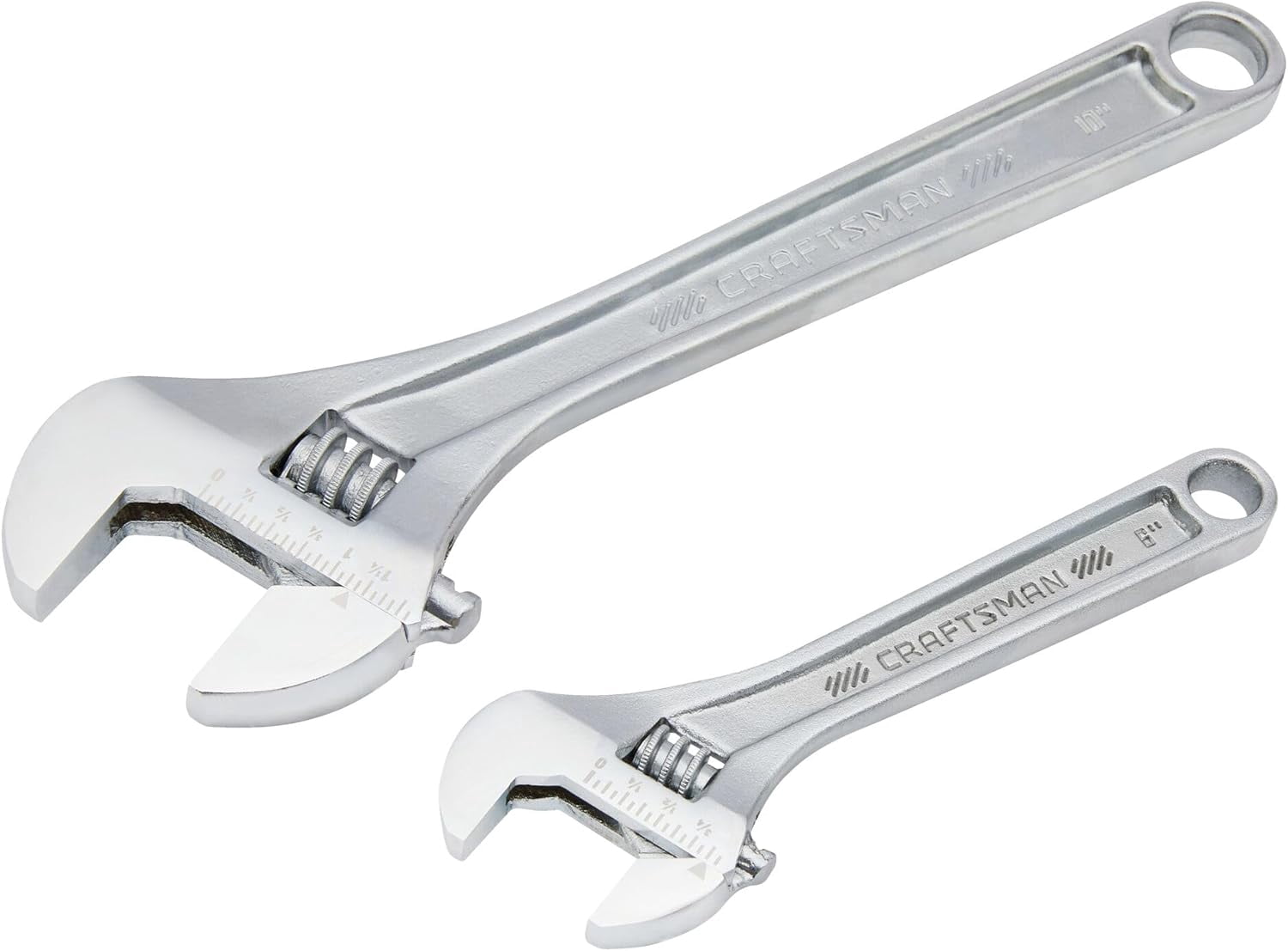 All Steel Adjustable Wrench Set, 2 Piece (CMMT12006)