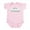Petal Pink, variant on CafePress - 50% Tunisian Infant Bodysuit - Baby Light Bodysuit, Size Newborn - 24 Months