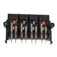 thumbnail image 5 of New Arrivals 4Pcs 64X40X20mm 8 Positions Push in Jack Spring Load Speaker Terminals, 5 of 5