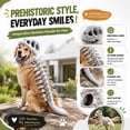 thumbnail image 2 of Pet Dinosaur Costume, 31.4inch Halloween 3D Skeleton Design Costume for Medium to Large Dogs, Realistic Dino Outfit for Pet Cosplay Party Family, Round and Chubby Body,Adorably Silly Black, 2 of 7