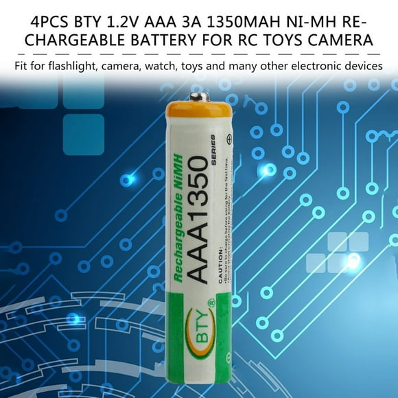 New 4pcs AAA Battery High Performance Rechargeable Battery Large Capacity Portable Replacement Battery Fast Charging