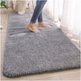 thumbnail image 2 of Sturdy Bedroom Rug for Living Room, Easy To Clean, Rapid Water Absorption, Non-slip Backing, Silver Gray, 80x120cm, 2 of 5