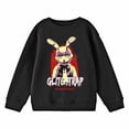 thumbnail image 4 of Five Nights At Freddy's Glitchtrap Crew Neck Long Sleeve Youth Black Sweatshirt-Small, 4 of 7