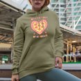 thumbnail image 2 of Retro You Gotta Pizza of My Heart, Valentine's Day Pun Gift, Sand Hooded Sweatshirt or Hoodie, XL, 2 of 5