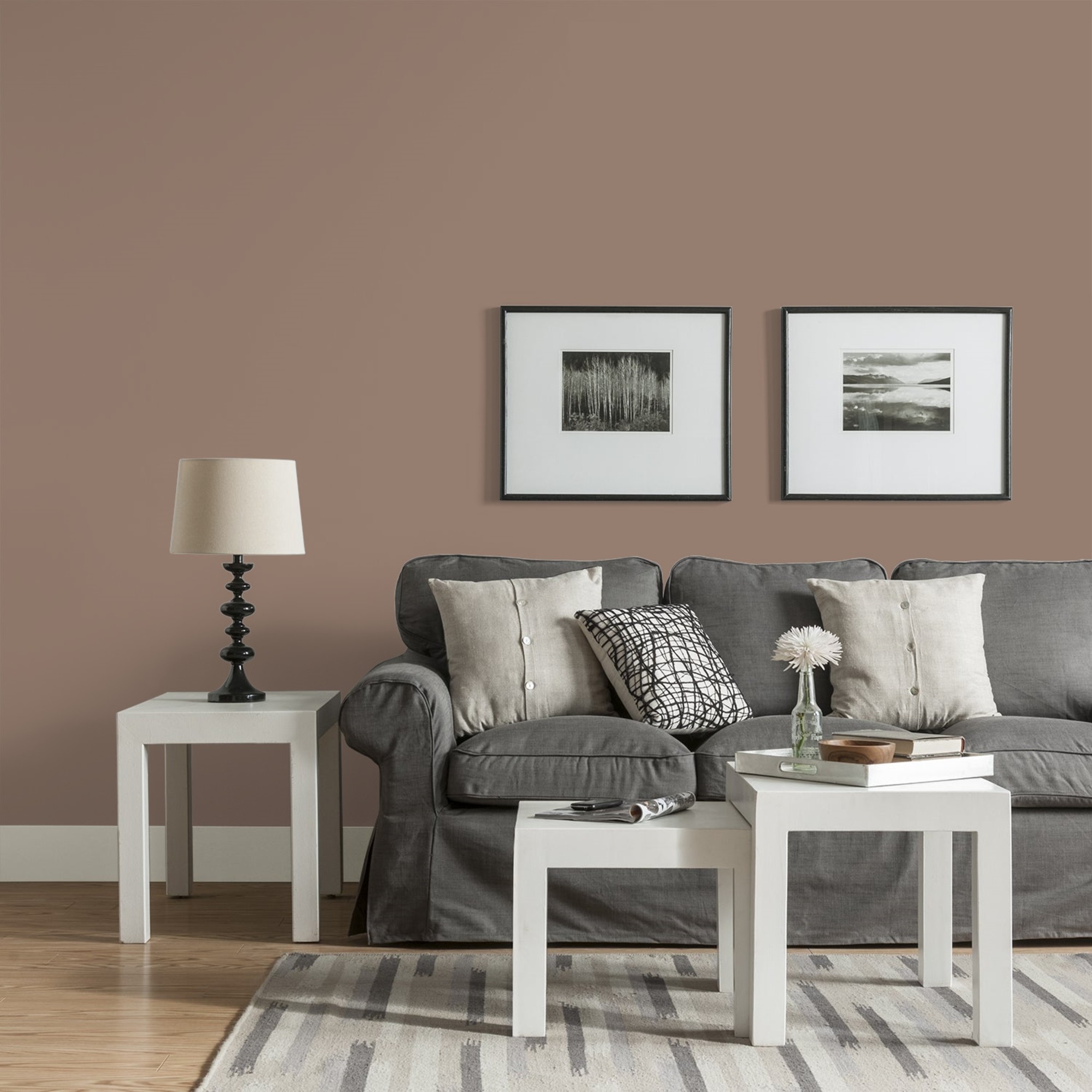 Glidden HEP Peppered Pecan / Tan, Eggshell Interior Paint with Primer, 1 Quart