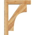 thumbnail image 3 of Ekena Millwork 4"W x 26"D x 34"H Westlake Block Rough Sawn Bracket, Western Red Cedar, 3 of 25