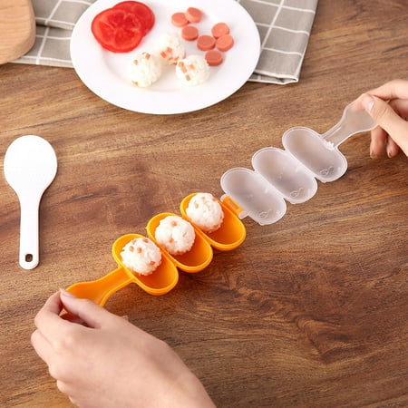 

Alexsix Baby Rice Ball Mold Shakers Food Decoration Kids Lunch DIY Sushi Maker Mould Kitchen Tools