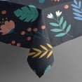 thumbnail image 5 of Pioneer Flower Floral Print Pattern Square Tablecloth, Waterproof Wipeable Spillproof Washable Table Cover for Home Kitchen Party Decor, 42"x42", 5 of 6