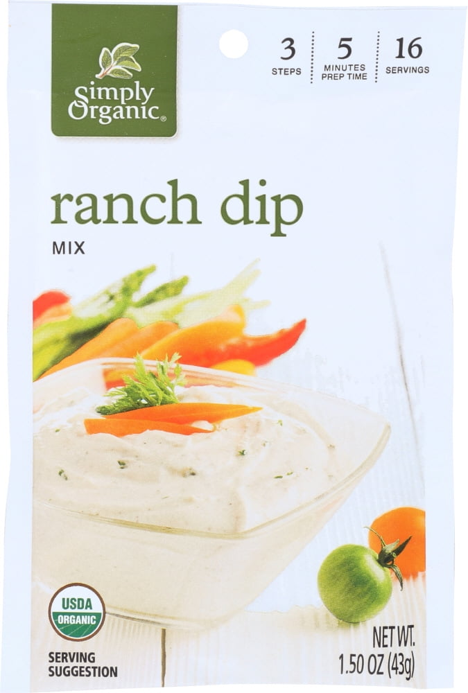 Simply Organic Ranch Dip Mix (12x1.5OZ )