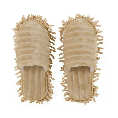 

Noarlalf Cleaning Supplies Lazy Mop Slippers Walking Cleaning Dust Warm Durable Polishing Floor 1 Pair Kitchen Gadgets 29*25*5