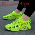 thumbnail image 2 of Ultra-Lightweight Comfort Fit Running Shoes - Breathable, Non-Slip, Wear-Resistant, and Color-Blocking Design for All-Season Outdoor Travel, Walking, and Sports - Fabric Upper, Rubber Sole, and Soft I, 2 of 5