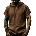 thumbnail image 2 of Guluxicc Athletic Tops for Men Collared Hooded Shirts Classic Summer Workout Tops, 2 of 9