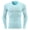 Sky Blue, variant on Men's thermal Compression Shirts, Long Sleeve Fleece Lined Undershirt, Cold Weather Workout Athletic Base Layer Top Yellow