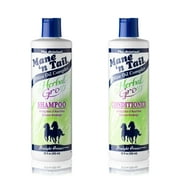 Mane 'n Tail Herbal Gro Shampoo and Conditioner Olive Oil Infused 12 Ounce Each