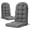 Gray, variant on Alpinel Adirondack Chair Cushion, 49x20 Rocking Chair Cushions Set of 2, Navy | High Back Thick Chair Cushion with PP Cotton & Ties, Fade & Water Resistant Olefin Anti-Slip Patio Pads for Outdoor