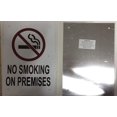 thumbnail image 4 of NO Smoking ON Premises Sign (White, 7x10), 4 of 4