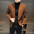 thumbnail image 4 of Chaquetas de vestir, abrigos ajustados, chaquetas para hombres, trajes y blazers para hombres de negocios, cuadros finos, diseñador de lujo, verano, alta calidad, nuevo en, 4 of 5
