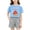 04-Light Blue, variant on Toddler Girl Back to School Cute Summer Cotton Outfits Watermelon Print Short Sleeve T-Shirt and Shorts 2 Piece Set, 2-8 Years