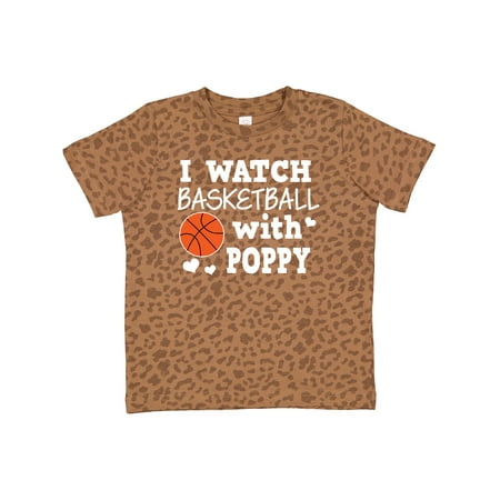 

Inktastic I Watch Basketball with Poppy Gift Toddler Boy Girl T-Shirt