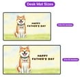 thumbnail image 5 of Cute Akita Loves Dad Happy Father's Day Desk Mat Full Keyboard Mouse Pad Inu Dog Lover Large Mousepad - 12008, 5 of 5