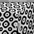 thumbnail image 4 of Abstract Dog Crate Cover, Geometric Simplistic Disc Shaped Round Shapes with Inner Circles Motif, Easy to Use Pet Kennel Cover Small Dogs Puppies Kittens, 7 Sizes, Charcoal Grey White, by Ambesonne, 4 of 6