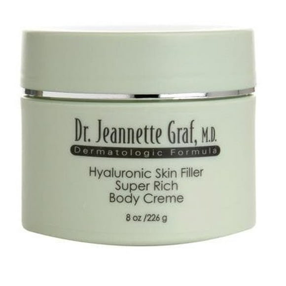 Dr. Jeannette Graf, M.D. Crème Corporelle Super Riche Remplissage de Peau à l'Acide Hyaluronique 8 Onces