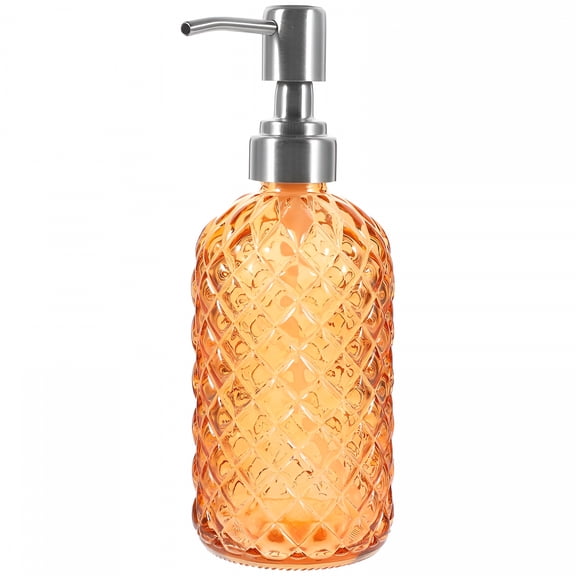ACDANC Glass Soap Dispenser with Pump Refillable Liquid Hand Soap Bottle Lotion Dispenser