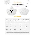 thumbnail image 2 of Toddler Baby Girls Boys Halloween Costume Cosplay Ghost Smile Cape Cloak Fancy Party Hoodie 1-6 Years, 2 of 8