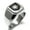 Silver, variant on Stainless Steel Sun Splendor Coat of Arms Shield Engraved Square Flat Top Biker Style Polished Signet Ring