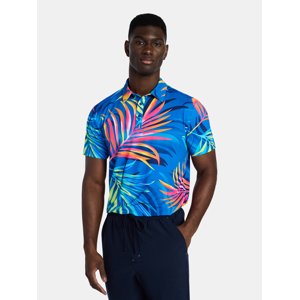 Birdie Bound Men's Palm Print Polo Shirt