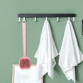 thumbnail image 5 of Unique Bargains 1 Pc Double Side Long Handle Bath Brush Back Scrubber for Bath 14.37" Length Pink, 5 of 6