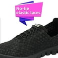 thumbnail image 4 of ZEE ALEXIS Women's Danielle Woven Sneakers, Color: Black Metallic, Size: 6, 4 of 5