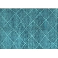 thumbnail image 1 of Ahgly Company Indoor Rectangle Abstract Light Blue Modern Area Rugs, 7' x 9', 1 of 4