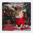thumbnail image 2 of 1 unid Navidad payaso sombrero de color Bloqueado de color Hat Accesorios para mascotas Suministros de ropa Cosplay Tocado, 2 of 4