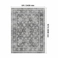 thumbnail image 3 of KFFKFF 8 x 10 ft Washable Area Rug, Soft and Durable Carpet with Non-Slip Backing, Tear-Resistant Design, Pet-Friendly Indoor Mat for Bedroom, Living Room, Entryway, Office, Gray, 3 of 9