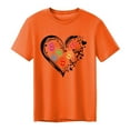 thumbnail image 6 of Zylanna Men's T-Shirts Tee, Short Sleeve Crew Neck Heart Print Summer Fashion Tops for Mens Black, 6 of 6