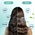 thumbnail image 4 of VECIIR Gorro de satén Gorro de seda para mujeres durmientes Gorro de pelo ajustable para cabello rizado con banda para atar, 4 of 9