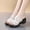 White, variant on WIZUTIZ Shower Shoes Women Comfortable Womens Sandals Summer Soft EVA Slide Sandals Wedge Sandals Platform Heels Slippers Knitted BOHO Beach Slide Sandals Indoor Non-Slip Slippers Christmas Gifts