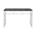 thumbnail image 2 of Grimma Writing Desk Rustic Grey Herringbone, 2 of 7