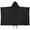 Black Sun Moon, variant on Black White Cat Snake Book Moon Star Pattern Hooded Bath Towel,50"x30" for Ages 3 To 12 Kids, Quick Dry Lightweight Soft Microfiber Hood Beach Towel Cover Up for Kids