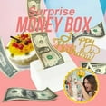 thumbnail image 4 of CAROOTU Cake ATM Money Box Pulling Non-toxic Decorations Surprise Gift for Birthday, 4 of 6