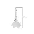 thumbnail image 3 of 925 Sterling Silver Adorable Hedgehog Dangle Earrings Animal lover Earrings Minimalist Earrings, 3 of 4