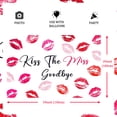 thumbnail image 5 of Bachelorette Party Balloon Garland Decoration Kiss The Miss Goodbye Backdrop Red Lips Balloons for Bridal Shower Party Suppiles, 5 of 6