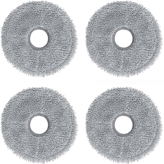 Replacement Accessories Kits for Dreame L20 Ultra Robot Vacuum Cleaner, 4 Mop Pads