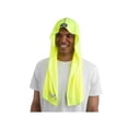thumbnail image 2 of MISSION Cooling Hoodie Towel – Instant Cooling, Chemical-Free, Reusable, Odor-Resistant, Neon Yellow, 2 of 5